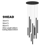 LED Chandeliers For Living Room Stairs Modern Luxury Pendtant Light Villa Attic Ceiling Lamp Hotel Interior Lightin Hanging Lamp