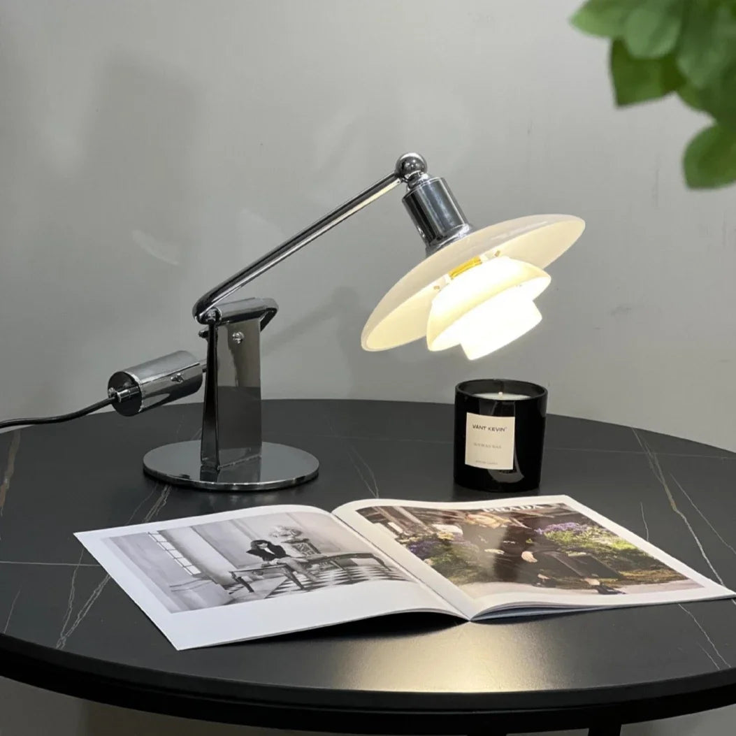 Denmark Classic Table Lamp Vintage Glass Desk Light Adjustable