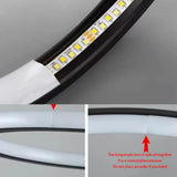 Modern 3 Color Temperature LED Ceiling Lamp Baked Enamel Many Styles Hallway Lamps Balcony Lights Bedroom Living Room 90V-260V