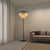 2025 Vintage Gray Amber Crystal Floor Lamps Hotel Living Room Home Appliance Luxury Cristal Lampara Decoration Bedside Lighting