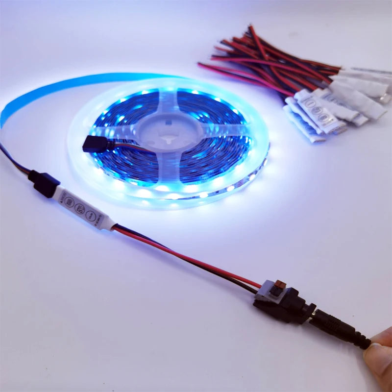 Universal Mini RGB LED Controller - 12A Dimmer for 5050/3528/2835 Strip Lights