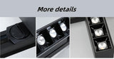 LED Track Light Spotlight Grille Light Surface-mounted Ceiling Light Black White 10W20W Dimmable Commercial Home Indoor Lighting
