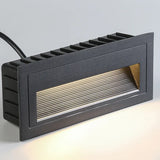 Outdoor Waterproof IP65 footlight Lighting Recessed Wall Lamp LED Embedded Wall Light for Step&Stair Balcony Garden Porch Yard