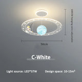 Children's Room Pendant Lamp Creative Cartoon Astronaut Starry Sky Boy Girls Bedroom Chandelier Modern Restaurant Lighting Decor