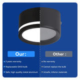 Indoor Led Downlight  GX53 Spot Led Light Replaceable Bulb 220V Ceiling Down Lighting For Bedroom Living Room Home Decor Spotli