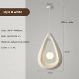 Japan Wabi-sabi Creative LED Ceiling Pendant Lights Resin Restaurant Kitchen Island Hanging Lamps Home Decor Factory Outlet Lamp