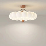 French retro cream lamp bedroom ceiling light creative master bedroom pendant light