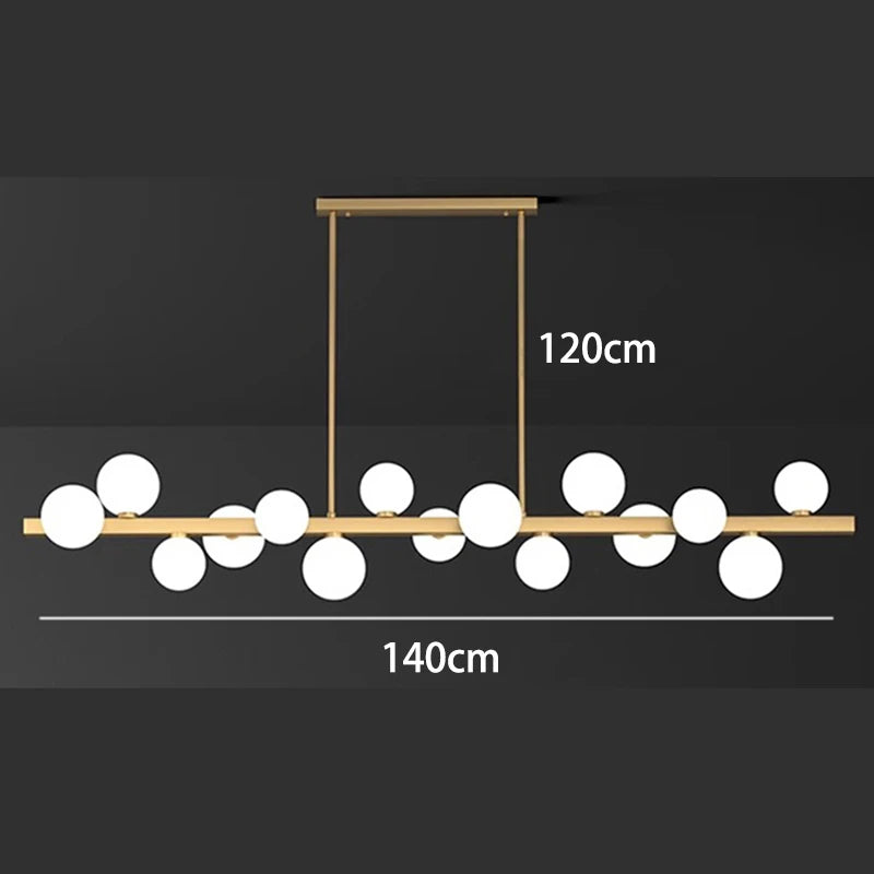 Modern LED Pendant Light for Living Room - Luxury Home Decor Chandelier