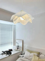 Nordic Flowers Cloth Pendant Lights For Dinging Room Kitchen Chandelier Indoor Lighting Bedroom Atmosphere Hanging Lamp Fixtures