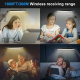 LED Folding Metal Desk Lamp Clip on Light Clamp Long Arm Diming Table Lamp 3 Colors Adjustable For Living Room Reading Computers