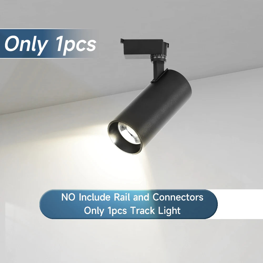 Full Set LED Track Lighting System - COB Ceiling Spotlights for Kitchen & Living Room