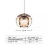Nordic Glass Pendant Light LED Hanging Lamp For Dining Room Living Room Coffee Shope Home Indoor Decors Lighting Fixtures