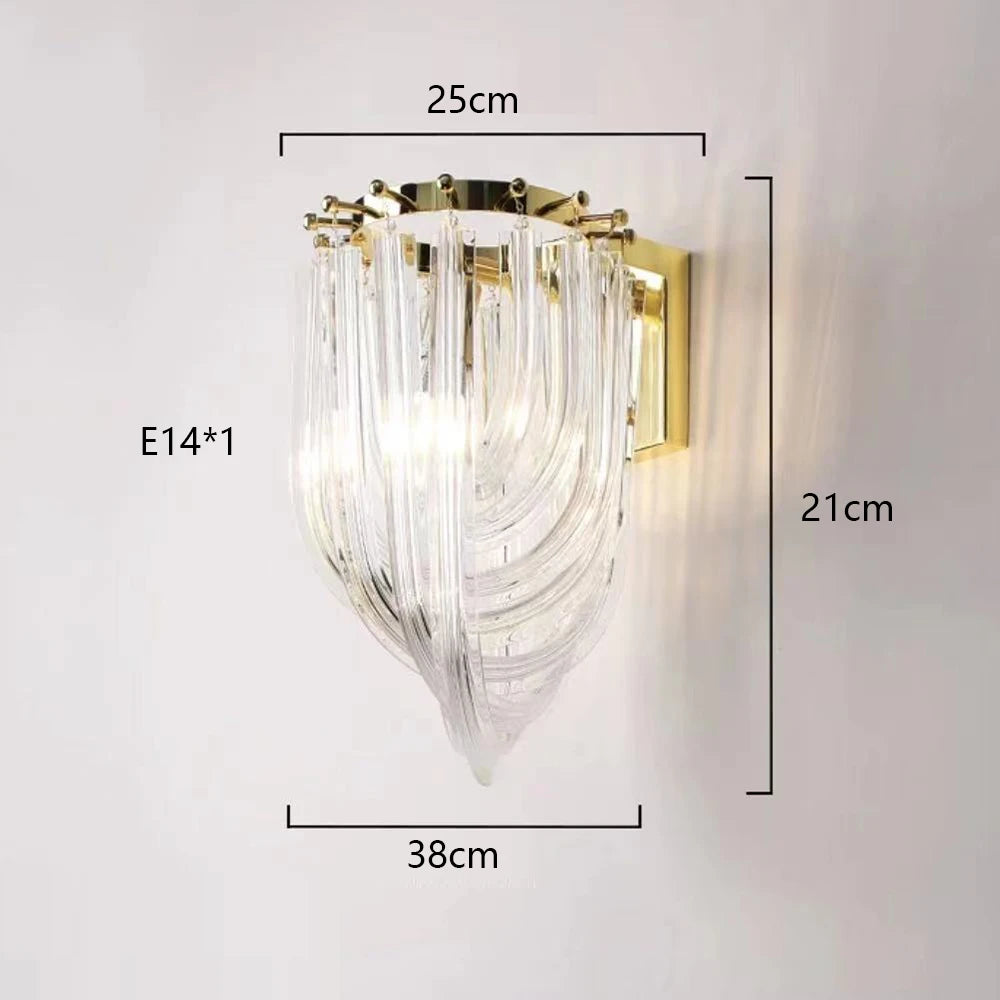 Nordic U -shaped Glass Tube Modern Chandeliers For Living Room  Restaurant Bedroom Bedside Ceiling Lamp Lustre Lamparas Fixtures