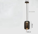 Nordic Style Designer Postmodern Luxury Glass Single Head Pendant Lamp Creative Art Bar Dining Lighting Fixture