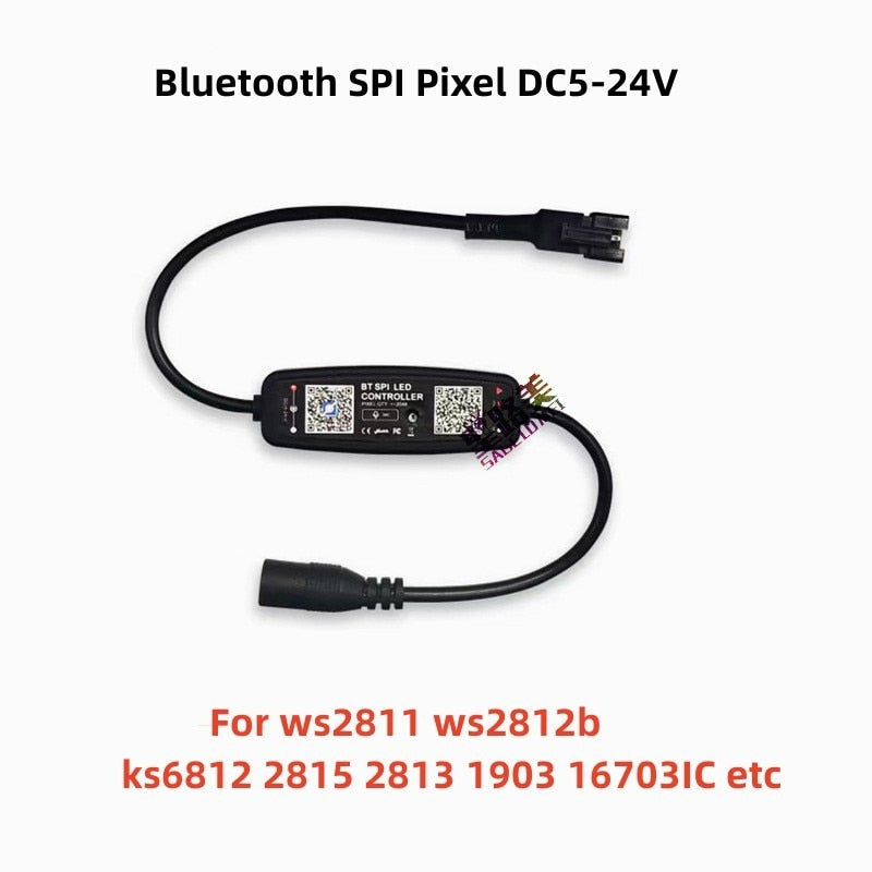 Magic Home DC5V 12V 24V Bluetooth-compatible Wireless WiFi Controller,RGB/RGBW IR RF LED Controller for WS2811 WS2812 Led Strip