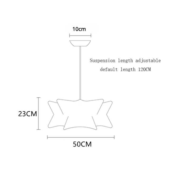 Denmark Designer Silk Pendant Lamp Living Room Hotel Hall Restaurant Hanglamp Home Decoration LED Lighting Factory Direct Sales