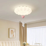 LED Bubble Cloud Rabbit Light Children's Room Ceiling Lights  Cream Style Warm Baby Room Nursery Boy Girl Bedroom Ceiling Lamps