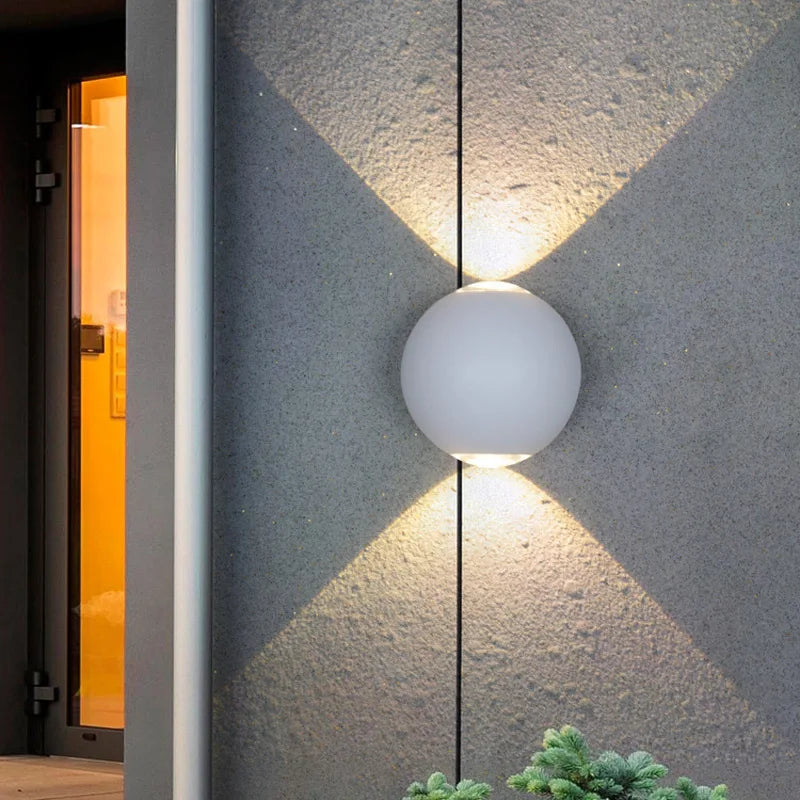 LED Wall Lights 6W 12W Balcony Sconce Light Waterproof Outdoor Lighting Garden Porch Lamps Indoor Home Decoration Lamp110V 220V