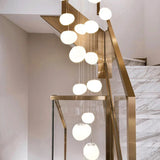 Modern home decor led lights pendant light lamps forstaircase Chandeliers for living room hanging light indoor lighting