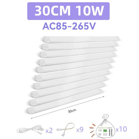 Home Indoor Light Strip High Brightness 90/120cm Tube Linear LED Tube Lamp 220v Lighting Bulb For Bedroom Kitchen Cabinet Lamps