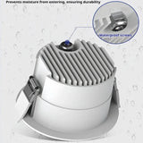 IP68 Waterproof LED Downlight Embedded 7W 9W 12W 15W 18W 24W LED Ceiling Light For Kitchen Washbasin Bathroom Recessed Spotlight
