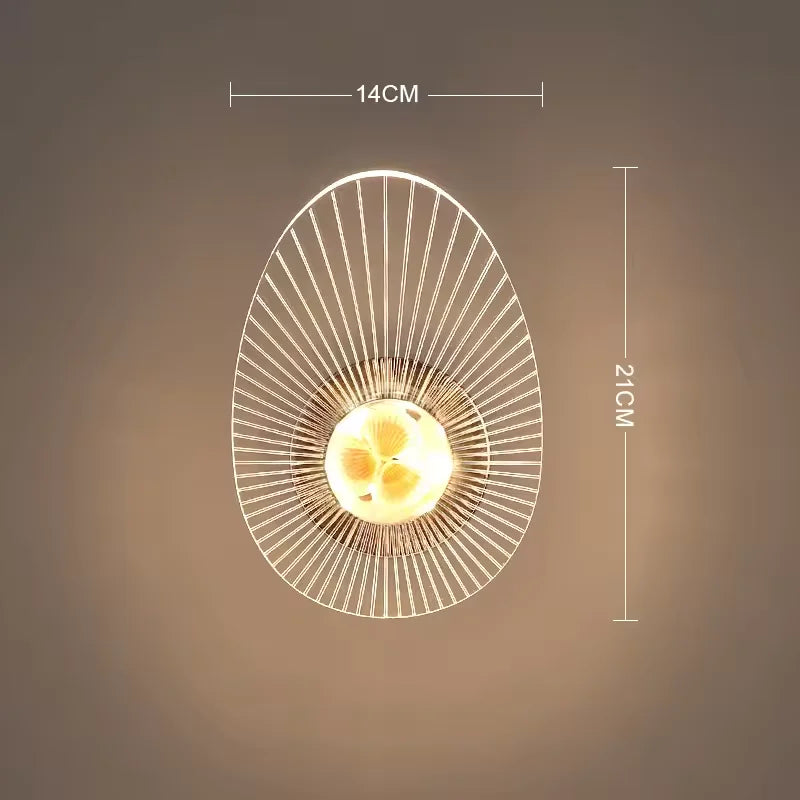 Nordic Gold Lotus Ceiling Light - Luxury Acrylic Hanging Lamp for Dining Room