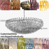 2027 Murano Glass Wish Bottle Pendant Lamp Colorful Glass Electroplated Brass Silver Round Dimmable Ceilings Lustre