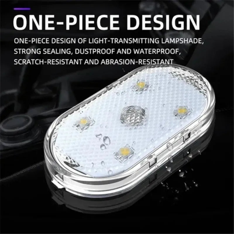 1pcs Car Touch Interior Lights USB Charging Reading Lamp Atmosphere Lights Car Interior Decoration