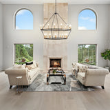 Classic Black Chandeliers Rustic Traditional Farmhouse Chandelier For High Ceilings With Adjustable Chain Foyer Fixtures