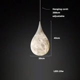 Nordic Chandelier Minimalist Stone Pendant Light for Restaurant Living Room Dining Room Bedroom Bedhead Home Decor Hanging Lamp