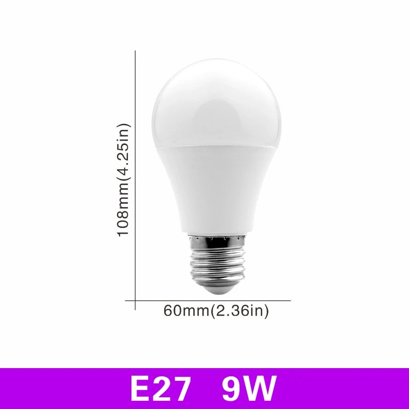 E27 E14 LED Bulb 20W 18W 15W 12W 9W 6W 3W Lampada LED Light AC 220V-240V Bombilla Spotlight Lighting Cold/Warm White Lamp