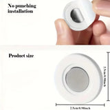 3/6Pcs No-Drill Magnetic Remote Control Holder - Wall Mount Organizer for TV & AC
