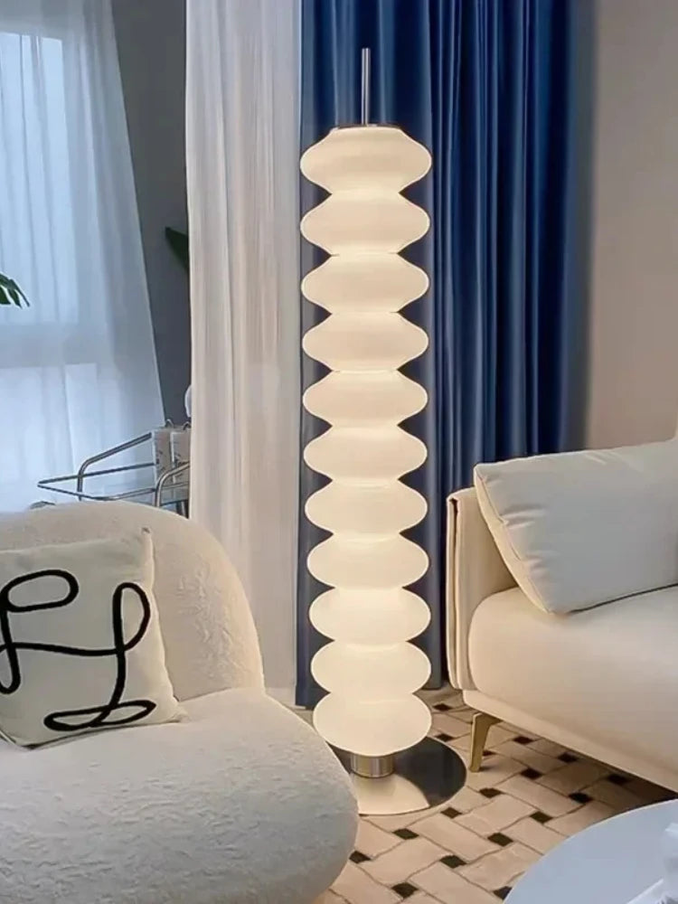 Nordic Danish Gourd Floor Lamp - Designer Standing Light for Living Room