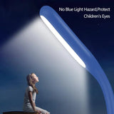 Reading Light For Book Mini Portable USB Led Light 5V Bright Desk Lamp Power Notebook White Light Eye Protection Reading Lamp