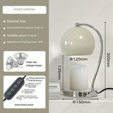 European Wax Melting Lamp & Reed Diffuser - Romantic LED Bedside Nightlight
