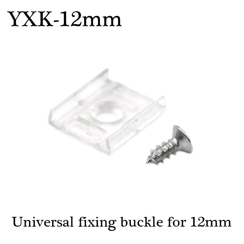 COB LED Wire Connector 5 8 10mm Connection Solderless Mini Buckle FCOB RGB CCT LED Strip Lights 2 3 4 Pin No Dark Area Connector