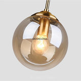 Modern Luxury Glass Chandelier - Nordic Metal LED Pendant Light