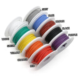 Heat Resistant Flexible Silicone Wire 5 Colors Mix Kit - 30/28/26/24/22/20/18/16AWG Stranded Cable Electrical Tinned Copper Wires