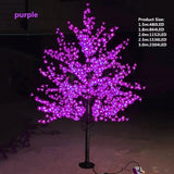 New 6.5ft Height Led Artificial Cherry Blossom Tree Light, Christmas Light, Outdoor Use, 110 V, 220v
