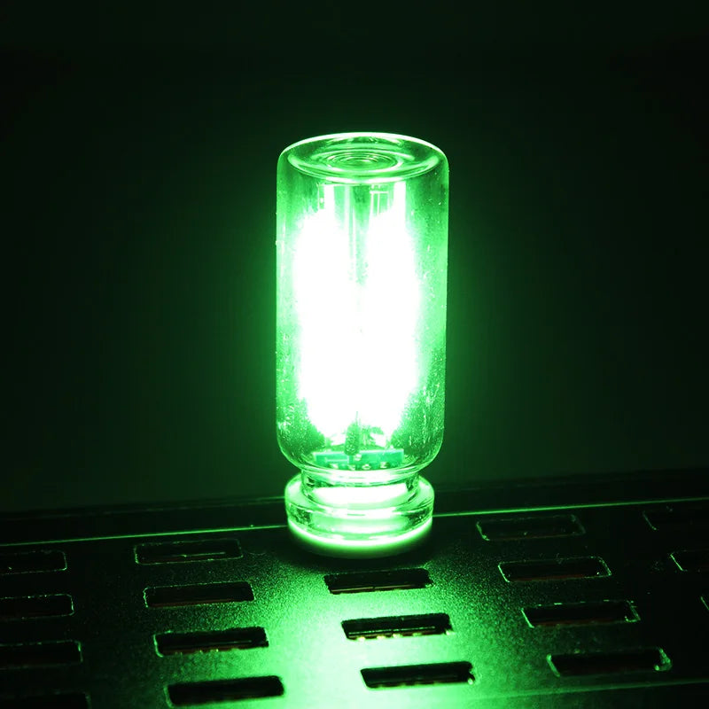 Car USB Night Light Touch Dimmable LED Filament Lamp Portable Lighting Decorative Atmosphere Lamp for Car Bedroom Outdoor