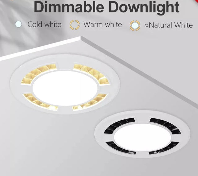 Dimmable LED Downlight 120V 220V Recessed Indoor Spot Led Ceiling Lights 9W 13W 18W 24W for Living Room Foyer Bar Counter Office