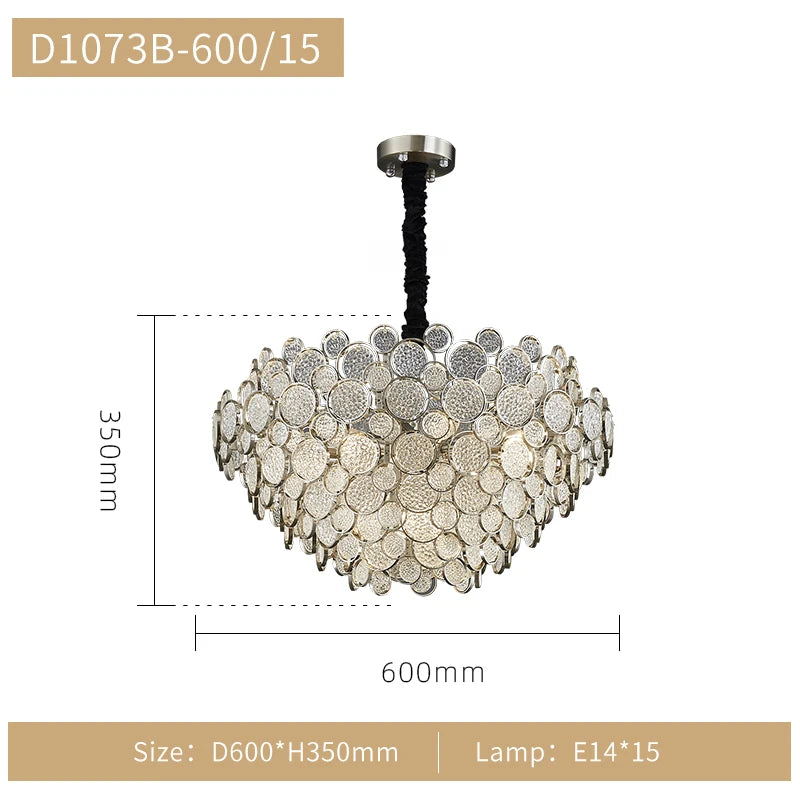 Light Luxury Ceiling Chandelier 2025 Lustres Modern Designer Villa Living Room Dining Room Pendant Lamp Home Decor Light Fixture