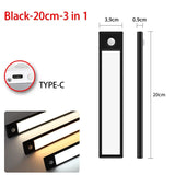 10-60cm LED Ultra Thin Lights Motion Sensor night light Wireless Under Cabinet Lights For Kitchen Closet Cabinet Lighting