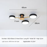 Nordic Creative Macaron Log LED Ceiling Light Bedroom Living Room Chandelie Modern Villa Restaurant Interior Lighting Decoration