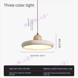 Modern Natural Stone Led Pendant Light Nordic Retro Travertine Chandelier For Dining Room Beside Home Decor Light Fixtures