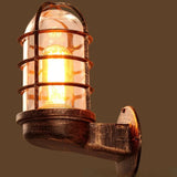 Retro Industrial Wall Lamp For Loft Coffee Bar Corridor Aisle Waterproof Outdoor Sconce Antique E27 Exterior Led Lights Fixture