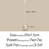 2026 New Bedside Led Pendant Lights Simple Bedroom Aisle Porch Cloakroom Small Chandelier Modern Home Indoor Decor Lighting Lamp
