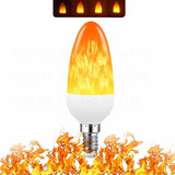 E27 E14 B22 USB LED Flame Light Bulbs 85-265V Party LED Flame Effect Light Simulation Fire Lights Bulb KTV Festival Garden Decor
