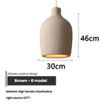 Japanese style Wabi Sabi style pendant light, living room dining room light, modern minimalist bar designer pendant light