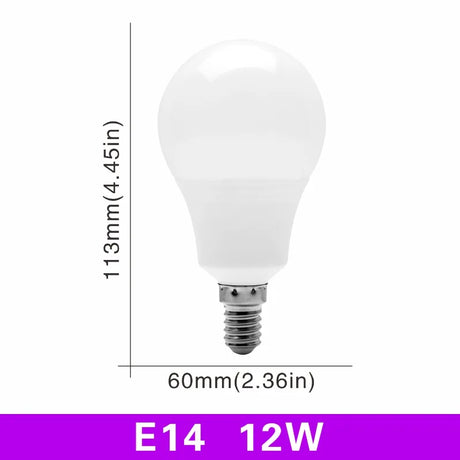 E27 E14 LED Bulb 20W 18W 15W 12W 9W 6W 3W Lampada LED Light AC 220V-240V Bombilla Spotlight Lighting Cold/Warm White Lamp